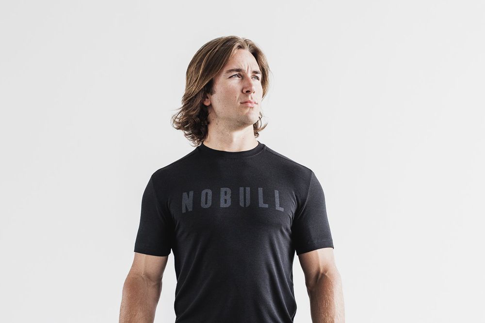 T-Shirts NOBULL Homme Noir - NOBULL,France (5714-CJNDG)